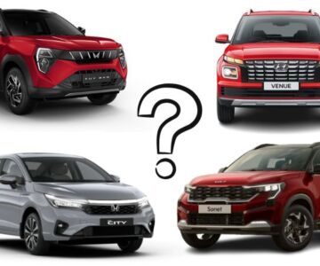 Comparison of top ADAS-equipped cars under ₹16 lakh in India – Mahindra XUV 3XO, Hyundai Venue, Honda City, Kia Sonet