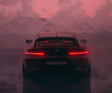 rear profile of the new BMW concept speedtop