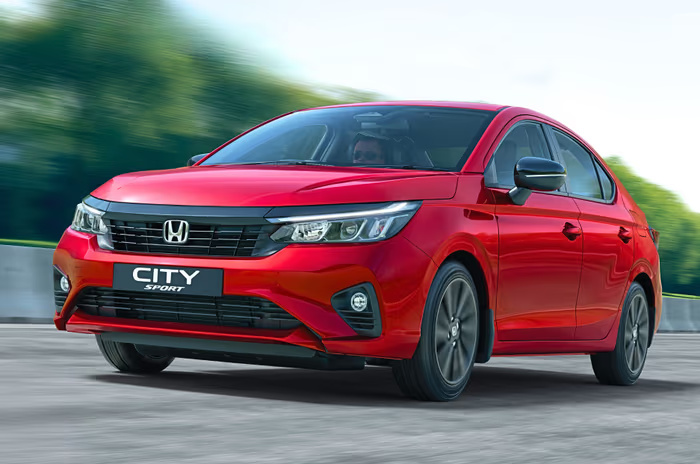 Honda City Sport in its new Red color