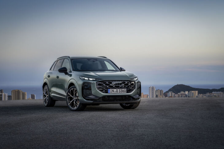 Audi Q3 SUV - Static photo, Colour: Sage green