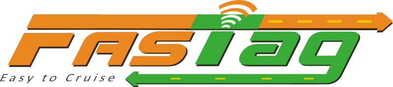 FASTAG'S LOGO WITHORANGE, WHITE, AND GREEN COLOR 