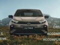 TATA ALTROZ WITH VARIANTS WRITTEN AROUND IT