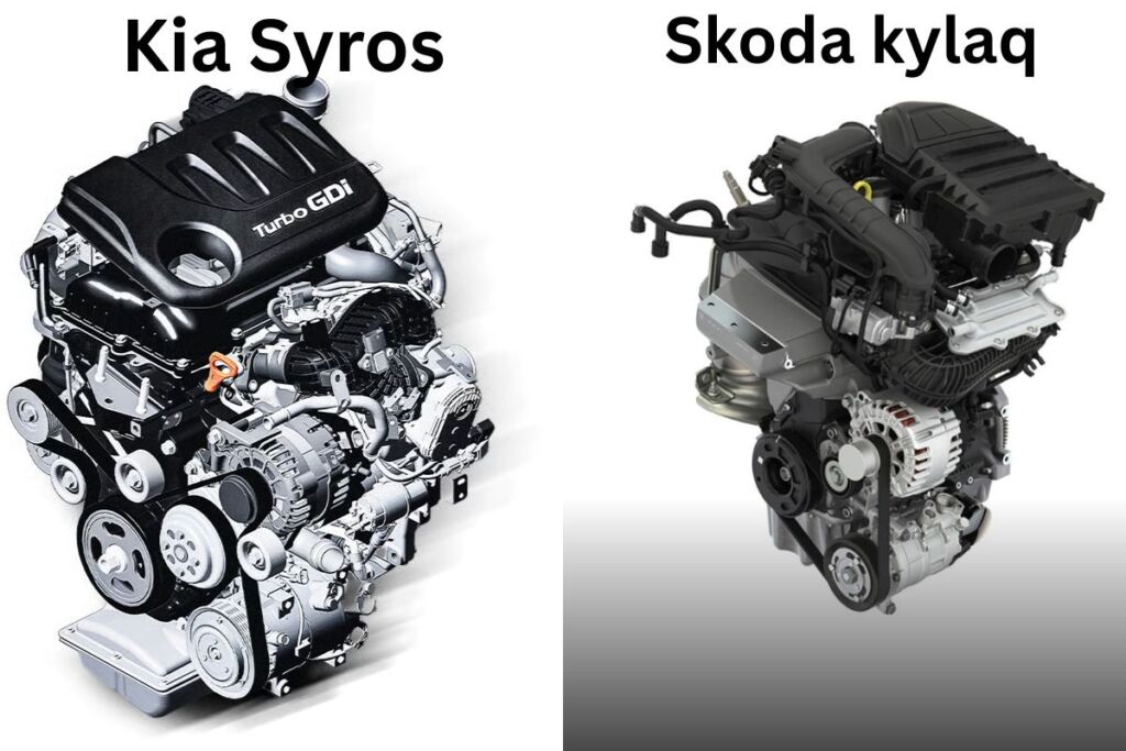 Comparison between the engines ofthe Kia Syros and Skoda Kylaq