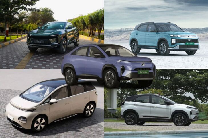 comparison of MG Windsor EV vs EV Pro vs Tata Nexon EV vs Rivals