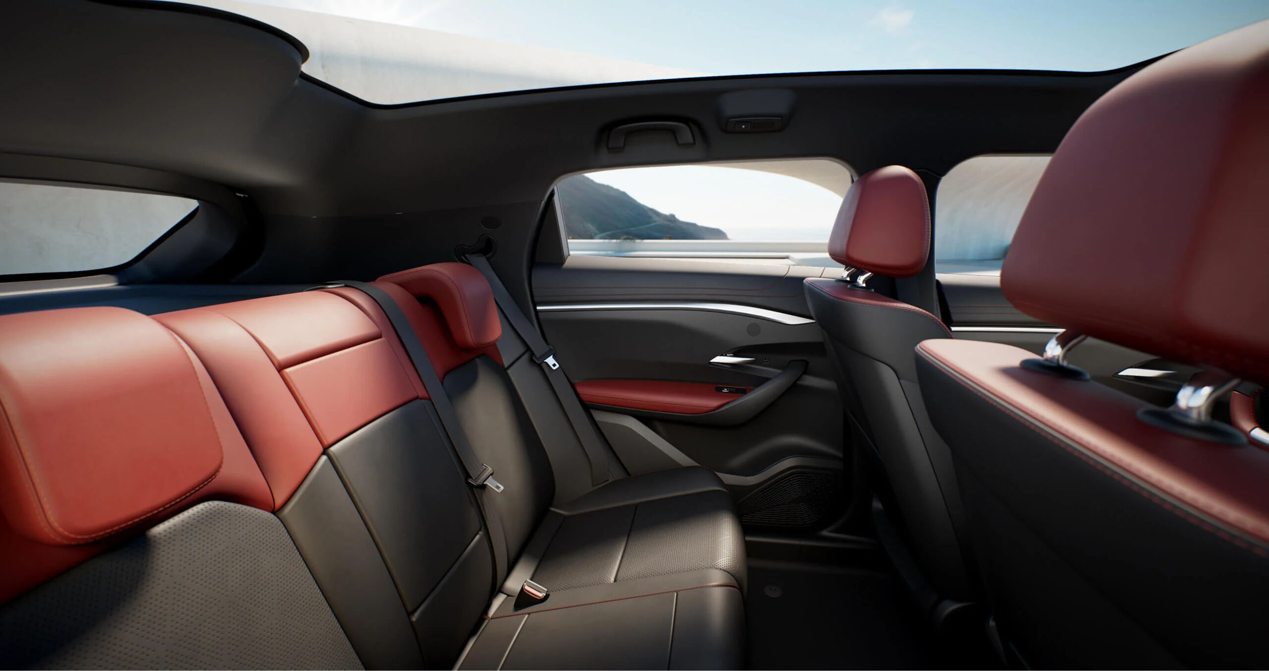 rear seat of the Vinfast VF7 