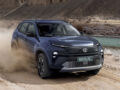 Tata Harrier EV in the sand