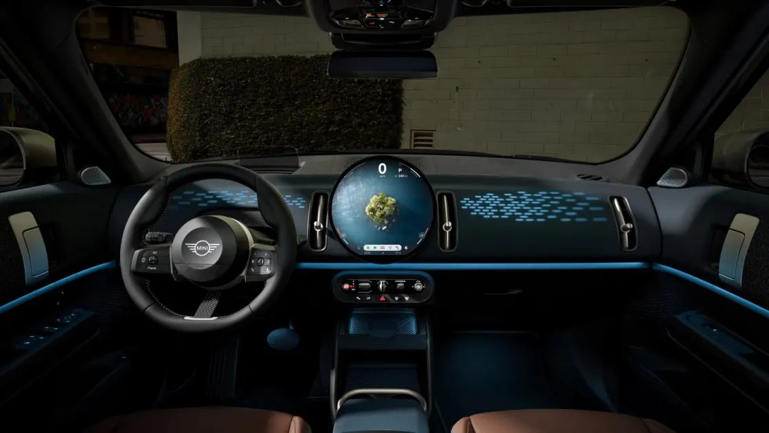 interior of the Mini Countryman E