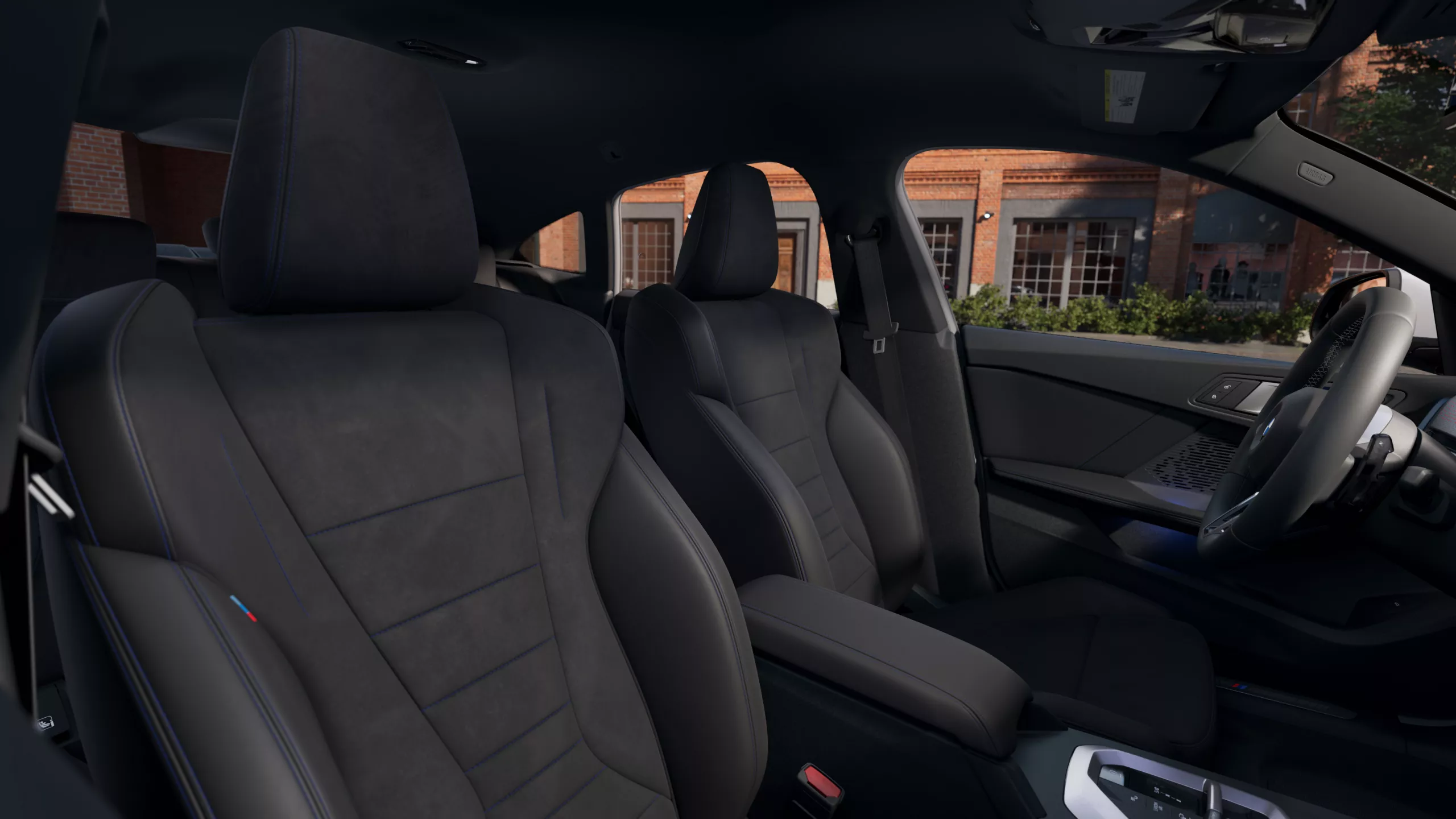 Front seats of BMW 2 Series Gran Coupe in mocha upholstery